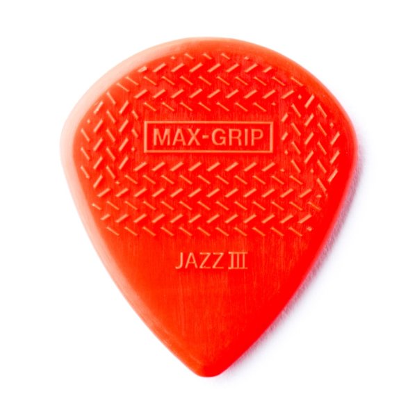 Dunlop 471P3N Max-Grip Nylon Jazz III Медиаторы 6шт