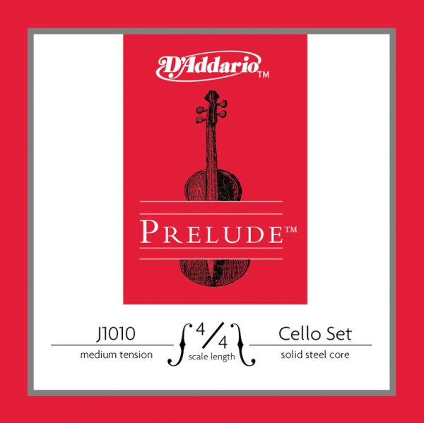 D'Addario J1010-4/4M PRELUDE Комплект струн для виолончели D`Addario D'Addario J1010-4/4M PRELUDE Комплект струн для виолончели D`Addario