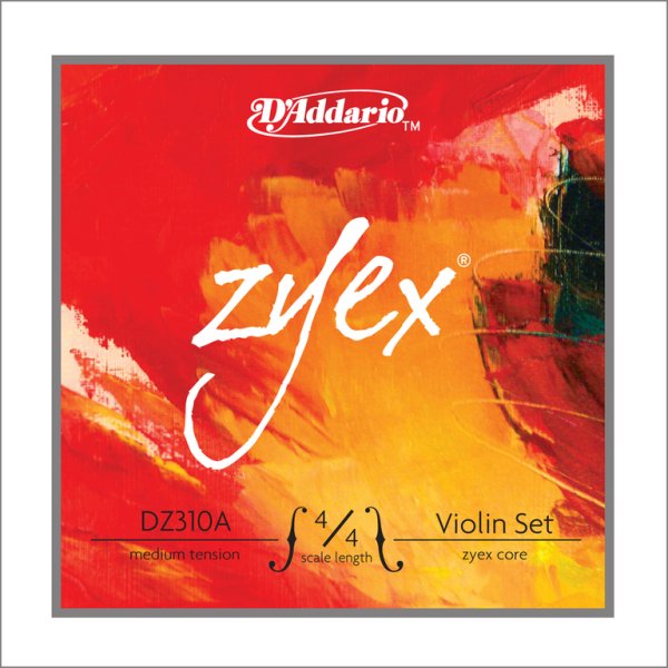 D'Addario DZ310A-4/4M ZYEX Комплект струн для скрипки D`Addario