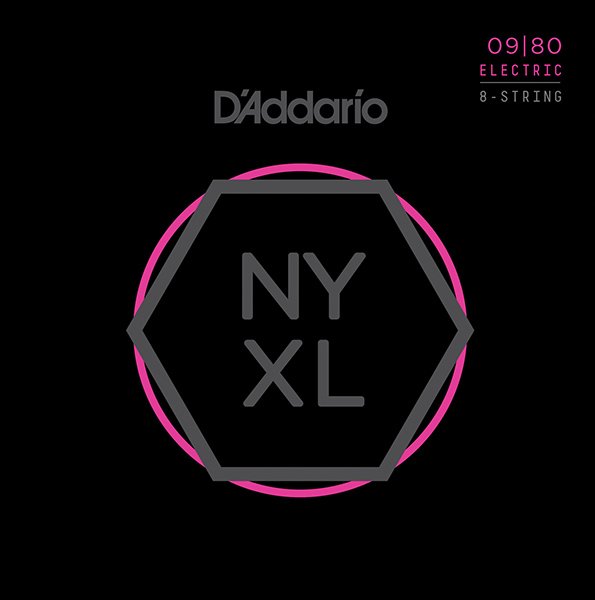 D'Addario NYXL0980 NYXL Комплект струн для 8-струнной электрогитары
