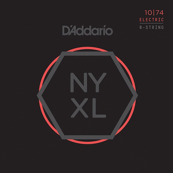 D'Addario NYXL1074 NYXL Комплект струн для 8-струнной электрогитары