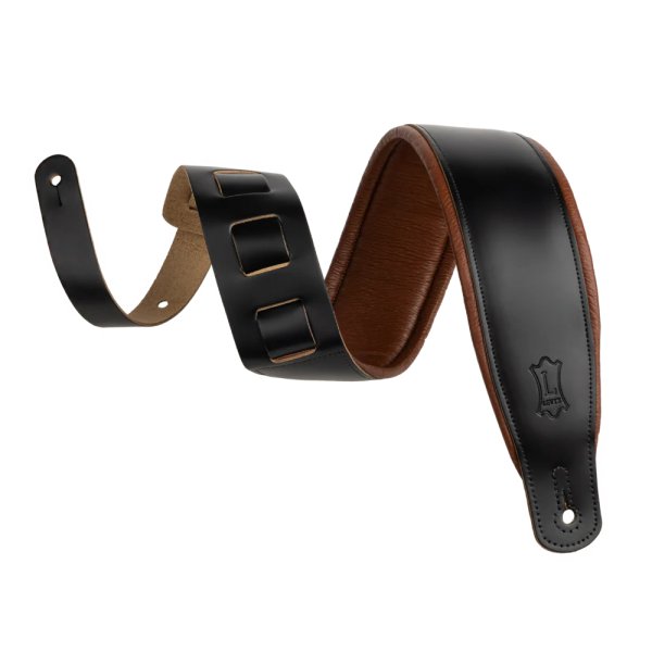 Levy's M26PD-BLK-TAN Amped Leather Series Ремень для гитары