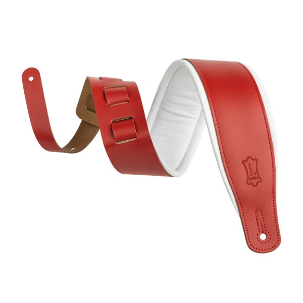 Levy's M26PD-RED-WHT Amped Leather Series Ремень для гитары