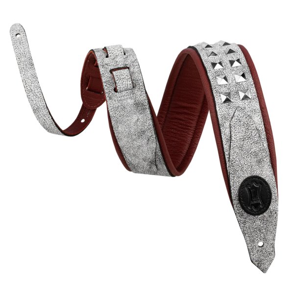 Levy's M80GRPDX-WHT Rebel Leathers Series Ремень для гитары