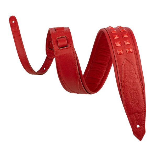 Levy's M81GRPDX-RED Rebel Leathers Series Ремень для гитары