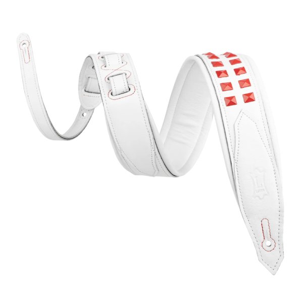 Levy's M81GRPDX-WHT Rebel Leathers Series Ремень для гитары
