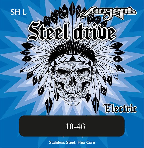 Мозеръ SH-L Steel Drive Комплект струн для электрогитары