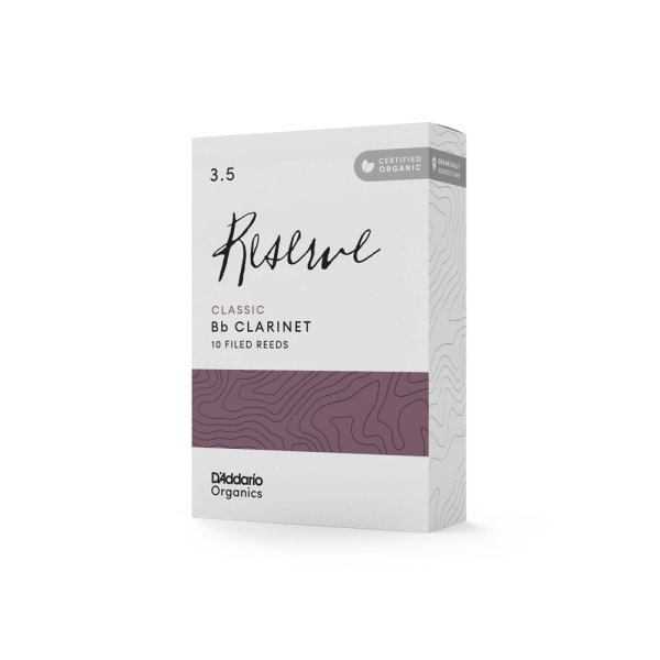 D'Addario Woodwinds Rico ODCT1035 Organic Reserve Classic Трости для кларнета Вb