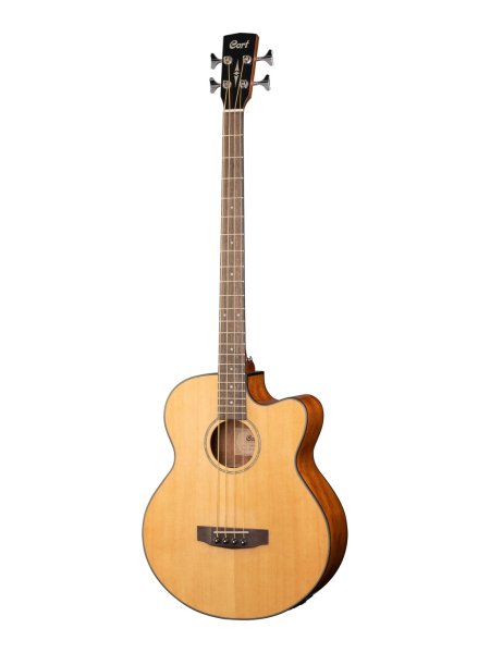 Cort AB850F-NAT-BAG Acoustic Bass Series Электро-акустическая бас-гитара