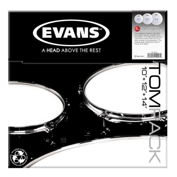 Evans ETP-G1CTD-F G1 Fusion Набор пластика для том барабана