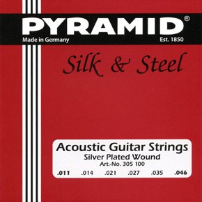 Pyramid 305100 Silk & Steel Комплект струн для акустической гитары