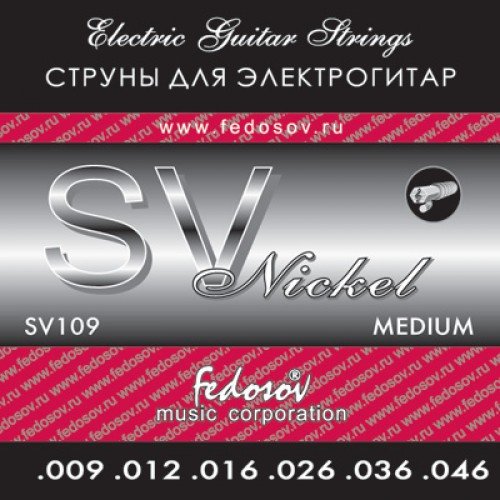Fedosov SV109 Комплект струн для электрогитары