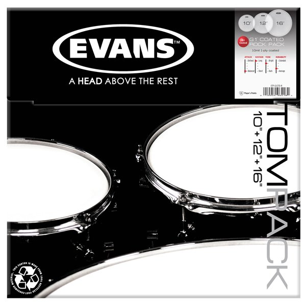 Evans ETP-G1CTD-R G1 Rock Набор пластика для том барабана
