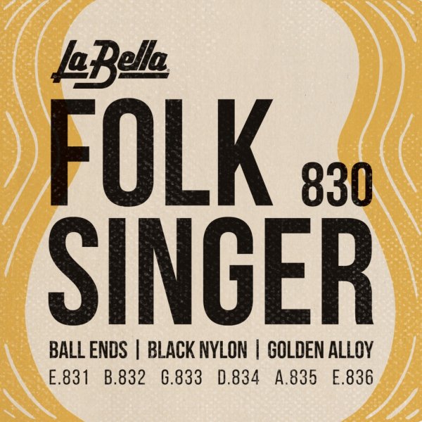 La Bella 830 Folksinger Комплект струн для классической гитары