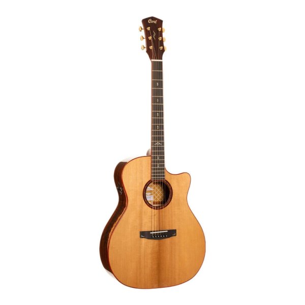 Cort Gold-A10-Cocobolo-WCASE-NAT Gold Series Электро-акустическая гитара