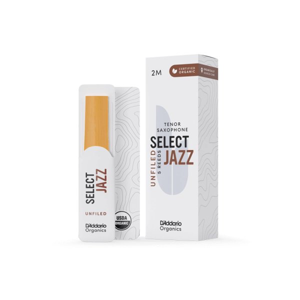 D'Addario ORRS05TSX2M Organic Select Jazz Unfiled Трости для саксофона тенор