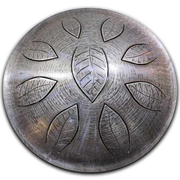 Handpan Overtone OHP-L34-8-1-Gr-F#m-Kurd Глюкофон 34см