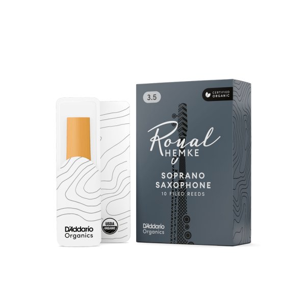 D'Addario RHKP10SSX350 Royal Hemke Organic Трости для саксофона сопрано