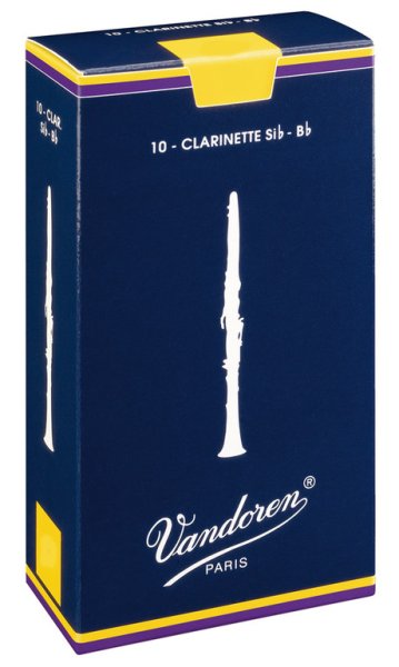 Vandoren CR102 Трости для кларнета Bb Традиционные №2 (10шт) Vandoren