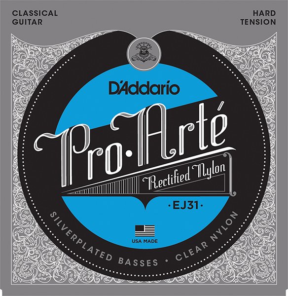 D'Addario EJ31 CLASSIC Струны для классической гитары нейлоновые Hard D`Addario