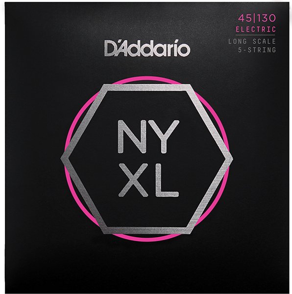 D'Addario NYXL45130 NYXL Комплект струн для 5-струнной бас-гитары