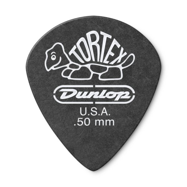Dunlop 482R.50 Tortex Pitch Black Jazz III Медиаторы 72шт