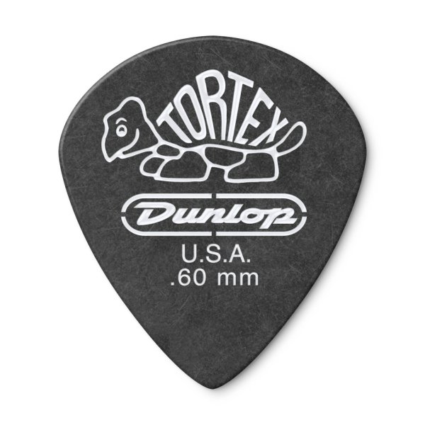 Dunlop 482R.60 Tortex Pitch Black Jazz III Медиаторы 72шт