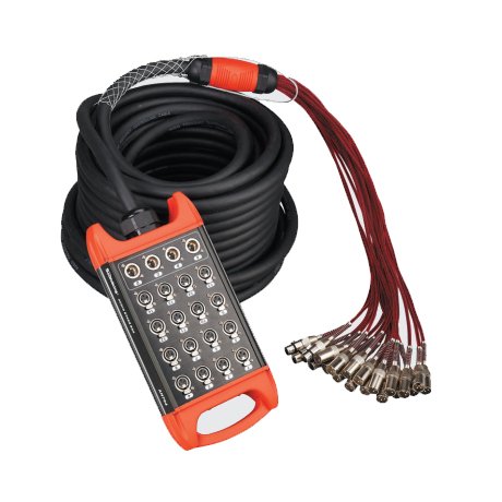 Soundking BCB403-30m Сценическая коммутационная коробка 16хXLR входов + 4хXLR выхода