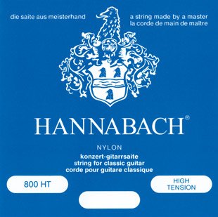 Hannabach 800HT Blue SILVER PLATED Комплект струн для классической гитары