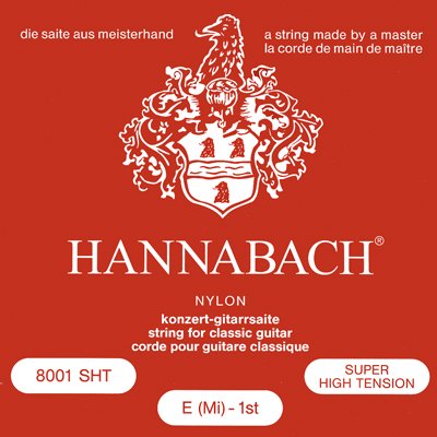 Hannabach 800SHT Red SILVER PLATED Комплект струн для классической гитары