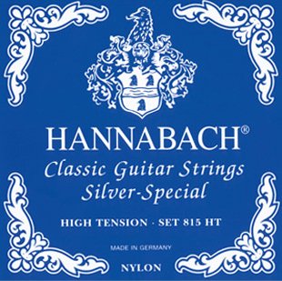Hannabach 815HT Blue SILVER SPECIAL Комплект струн для классической гитары нейлон/посеребренные Hannabach