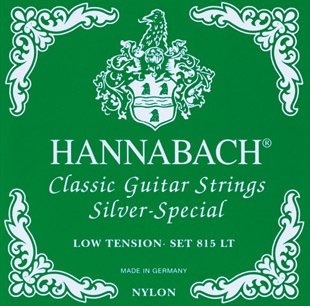 Hannabach 815LT Green SILVER SPECIAL Комплект струн для классической гитары нейлон/посеребренные Hannabach