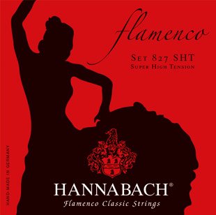 Hannabach 827SHT Red FLAMENCO Комплект струн для классической гитары желтый нейлон/посеребренные Hannabach