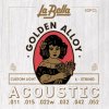 La Bella 40PCL Golden Alloy Комплект струн для акустической гитары