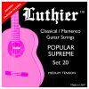 Luthier LU-20 Комплект струн для классической гитары