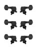 Metallor J-02-BK-3+3 Колки для гитары 3+3