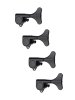 Metallor MHB-02-BK-4L Колки для бас-гитары 4л
