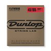 Dunlop DBFS45105S Flatwound Short Scale Комплект струн для бас-гитары