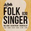 La Bella 830 Folksinger Комплект струн для классической гитары