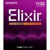 Elixir 11027 NANOWEB Комплект струн для акустической гитары