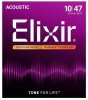 Elixir 16002 NANOWEB Комплект струн для акустической гитары
