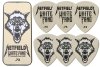 Dunlop PH122T.73 White Fang Медиаторы в коробочке